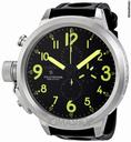 U-Boat Flightdeck Automatic Black Leather Mens Watch 1758