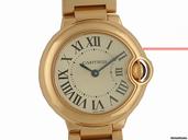 Cartier Balon Bleu PM kleines Modell 18kt Rosegold 28mm