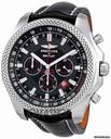Breitling Bentley Barnato Black Dial Chronograph Mens Watch A2536824-BB11BKLD