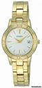 Seiko Silver Dial Gold-tone Ladies Watch SXDE40