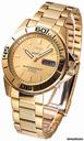 Seiko 5 Sports Gold Dial Stainless Steel Mens Watch SNZE14