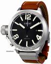 U-Boat Classico AS Black Dial Automatic Brown Leather Mens Watch 5564