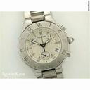 Cartier Chronoscaph steel quartz on bracelet
