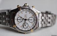 Breitling Edelstahl Automatic Chronomat mit Goldreitern
