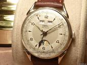 Ebel Triple Calendar with Moon Phases, original 1950's
