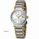 Rado Centrix Silver Dial Two Tone Stainless Steel Ladies Watch R30530103