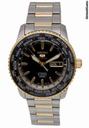 Seiko 5 Sports Automatic World Timer Two-tone Mens Watch SRP130K1