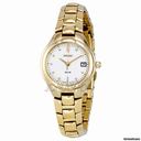 Seiko Solar Quartz Gold-tone Ladies Watch SUT066