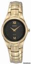 Seiko Solar Quartz Gold-tone Ladies Watch SUP110