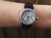 Breguet Marine Chronograph Ladies (WG / Diamonds / Leather)