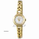 Seiko Silver Dial Gold-tone Stainless Steel Ladies Watch SXGN80