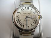 Cartier Ballon Bleu Stainless Steel and Gold
