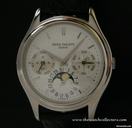 Patek Philippe Fine & Rare Perpetual Calendar White Gold "Ref.3940/1" First Series  Full Set