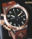 U-Boat Flightdeck 50 Titanium Gold Bezel 7750 /D.S.R. NEW
