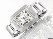 Cartier Damen "TANK FRANCAISE" Edelstahl Automatik