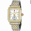 Michele Deco 16 White Mother of Pearl Dial Yellow Gold-tone Watch MWW06V000023