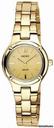 Seiko Solar Champagne Dial Gold-tone Ladies Watch SUP068