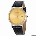 Seiko Champagne Dial Gold-tone Mens Watch SKK696