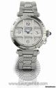 Cartier Pasha Stainless Steel With Removable Steel Grid Mens Watch W31059H3