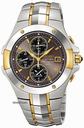 Seiko Coutura Two-Tone Steel Alarm Chronograph Mens Watch SNA548