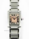 Cartier stainless steel Ladies Tank Francaise