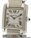 Cartier Tank Francaise Stainless Steel Mid-Size W51011Q3