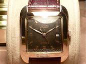 Invicta Solid Pink Gold Oversize Tank Grand Carre Cioccolatone