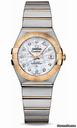 Omega Constellation Chronometer 27 mm Brushed Steel and Yellow Gold