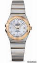 Omega Constellation Chronometer 27 mm Brushed Steel and Yellow Gold