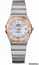 Omega Constellation Chronometer 27 mm Brushed Steel and Red Gold