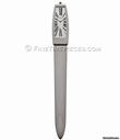 Cartier Briefeffner mit Quarzuhr Platin Finish Lim. 2000 Stk. -