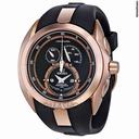 Seiko Kinetic Arctura Chronograph Black Dial Mens Watch SNL060