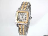 Cartier "Panthere" - Stahl/18K Gelbgold- 2 Rand- Quarz- von 1997