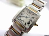 Cartier Tank Francaise Stahl /Gold