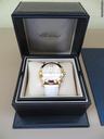 Chopard ''HAPPY SPORT CHRONOGRAPH''750 ROSE/5-BRILL./1SAFIR/KROKO