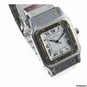 Cartier Santos Herren  Stahl / 750 Gold