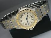 Cartier "Santos Ronde" Edelstahl/Gelbgold - TOP ANGEBOT