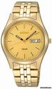 Seiko Solar Champagne Dial Mens Watch SNE036