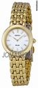 Seiko Gold-tone Dress White Dial Solar Quartz Ladies Watch SUP022