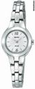 Seiko Dress White Dial Solar Quartz Ladies Watch SUP023