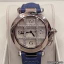Cartier pasha white gold diamonds b&p