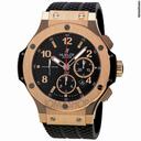 Hublot Big Bang Black Dial Black Rubber Mens Watch 301PX130RX