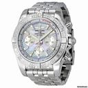 Breitling Chronomat 44 Mother of Pearl Diamond Mens Watch AB0110AA-G686SS