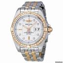 Breitling Galactic 41 Mother of Pearl Steel and Gold Mens Watch C49350LA-A706TT