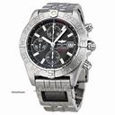 Breitling Galactic Chrono Graphite Stainless Steel Mens Watch A1336410/M512