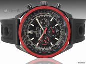 Breitling Navitimer Chronomatic 49 BlackSteel Automatic Chronograph - 49mm Stainless Steel - Ref A14360 - Special Edition 1000 Pieces - RED Rubber Coated Pilots Bezel - Brand New In Box