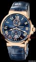 Ulysse Nardin Maxi Marine Chronometer 43mm Rose Gold "Royal Blue" on Croco