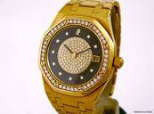 Audemars Piguet Royal Oak, Man Size, 18k Yellow Gold, Diamond Set
