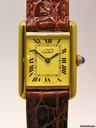 Cartier Tank Must de Cartier Damenuhr PM vergoldet Quarz