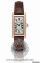 Cartier Tank Americaine 18kt Rose Gold Ladies Watch W2607456